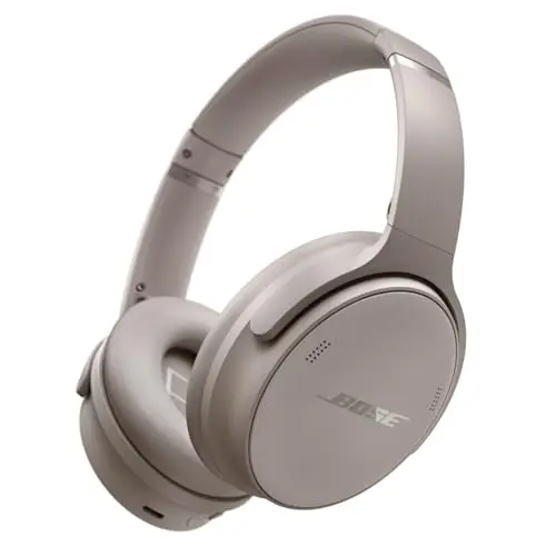 Bose QuietComfort wireless headphones in sandstone color