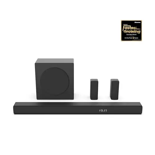 Hisense HS5100 5.1 channel soundbar with wireless subwoofer