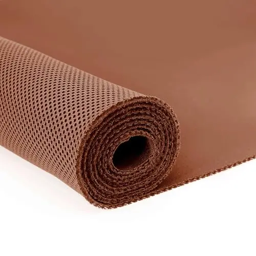 Brown stereo mesh fabric for speaker grill repair and restoration