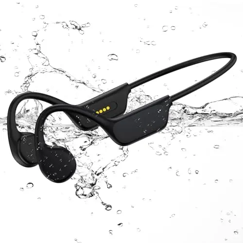 Opinta bone conduction swimming headphones in use underwater