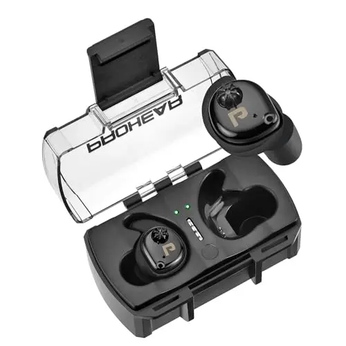 PROHEAR electronic shooting earbuds in black