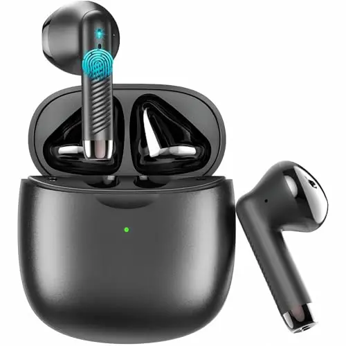 Jxrev wireless earbuds with charging case