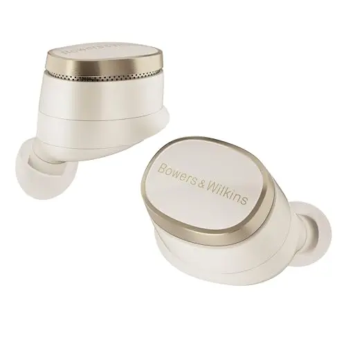 Bowers & Wilkins Pi8 wireless earbuds in dove white