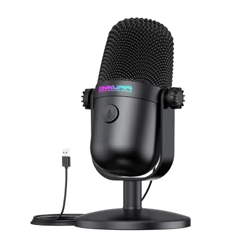 ONIKUMA Gaming USB Microphone with ultra-compact design and noise reduction