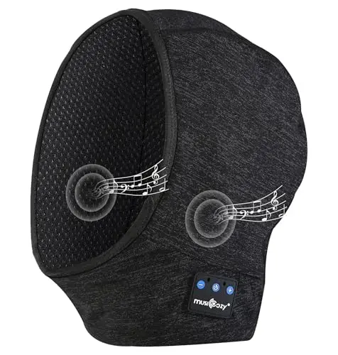 MUSICOZY balaclava ski mask with built-in Bluetooth headphones and thermal protection
