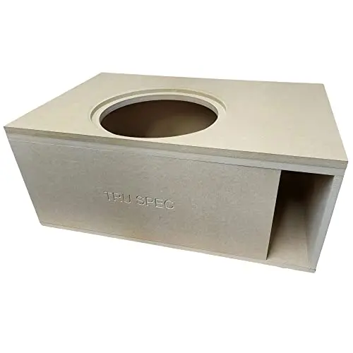 Tru Spec back vented prefab single 15-inch subwoofer enclosure in beige