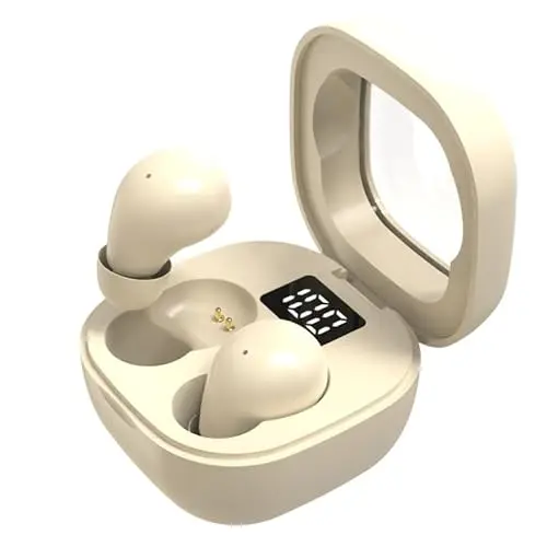 Honcas mini wireless earbuds in skin tone color for discrete wear