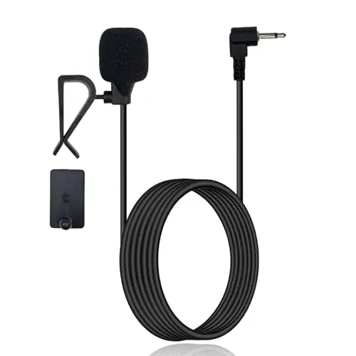 SPTSSWET car microphone with 9.84-foot cable for flexible installation