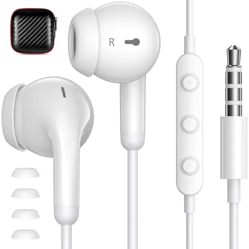 APETOO wired earbuds with inline microphone
