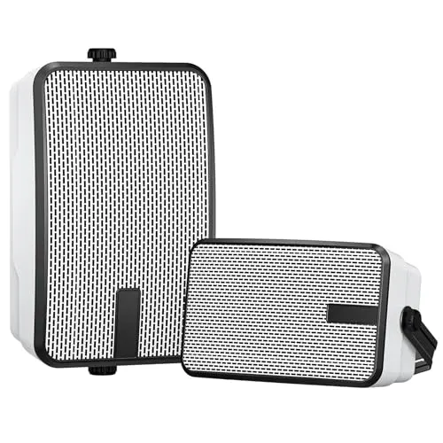 MWAU wall-mounted Bluetooth speakers for outdoor and garage use