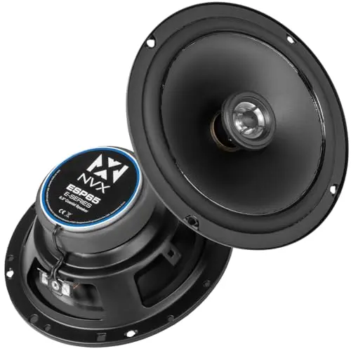 NVX ESP65 6.5 inch 2-way coaxial car speakers with polypropylene cone