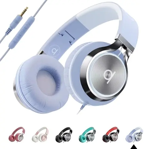 ARTIX CL750 wired over-ear headphones with microphone for laptops and computers