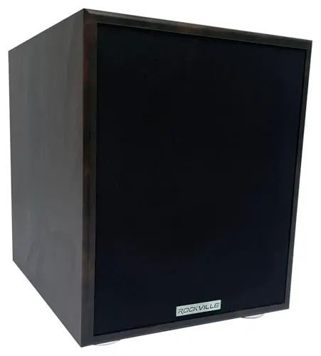 Rockville Rock Shaker 8 dark wood subwoofer