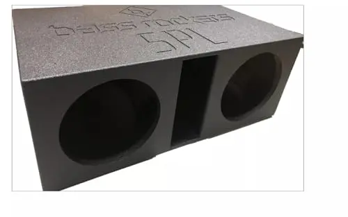 Bass Rockers 15-inch single vented SPL subwoofer enclosure with tuff coating