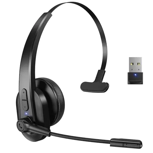 Sarevile single ear Bluetooth headset for office and driving