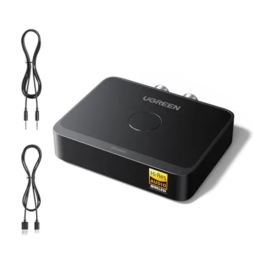 UGREEN Bluetooth 6.0 receiver with LDAC certification for high-resolution audio streaming