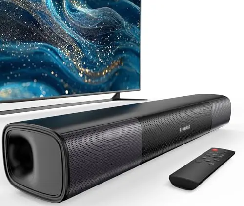RIOWOIS 80W soundbar with enhanced bass for projectors