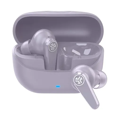 JLab Go Pods ANC wireless earbuds with hybrid active noise cancellation and multipoint connectivity