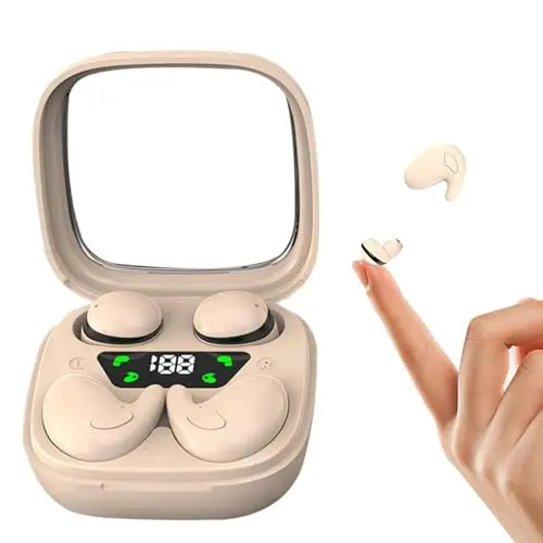 Xmenha flat sleep mini earbuds with dual types in skin color