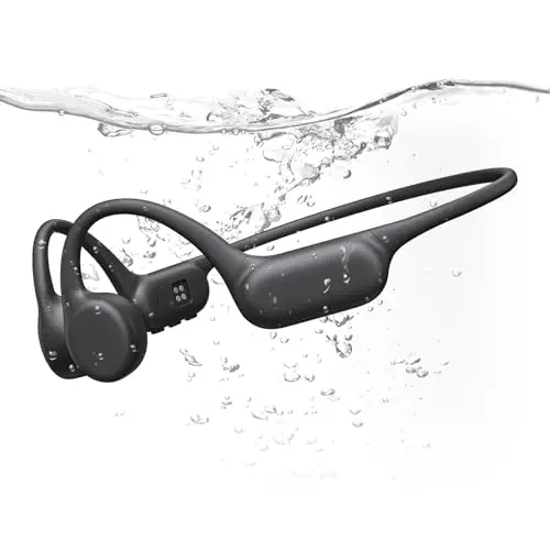 PSIER bone conduction headphones in black color
