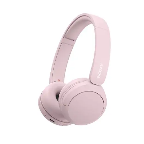 Sony WH-CH520 wireless on-ear headphones in pink