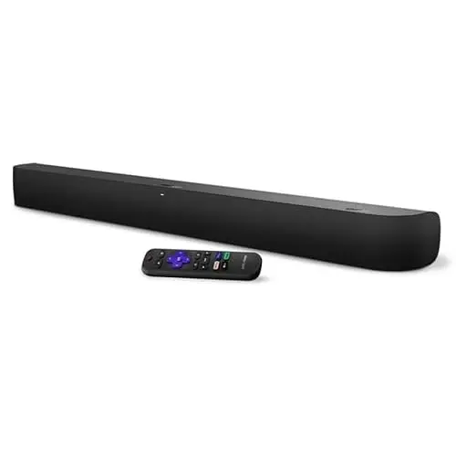 Roku Soundbar basic model for simple audio enhancement
