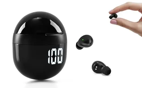 Nsiucion invisible mini sleep earbuds with tumbler case