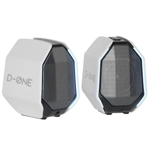IBALL BOX D-ONE gaming speakers with RGB lighting and modern design