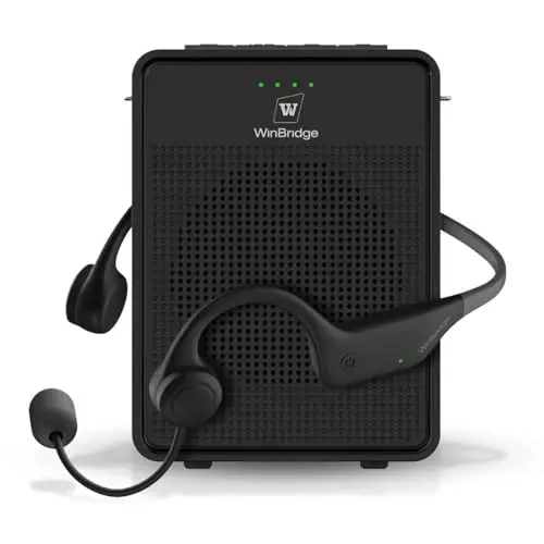 ResponseBridge wireless voice amplifier and microphone system for fitness instructors