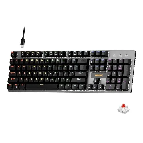 Newmen GM325Pro mechanical keyboard with metal panel
