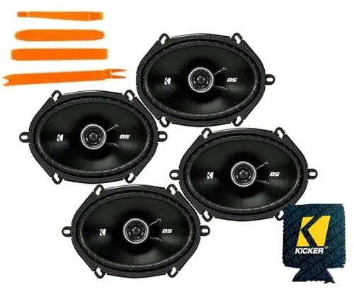 Kicker DS-Series 6x8-inch car door speakers for Ford F-150
