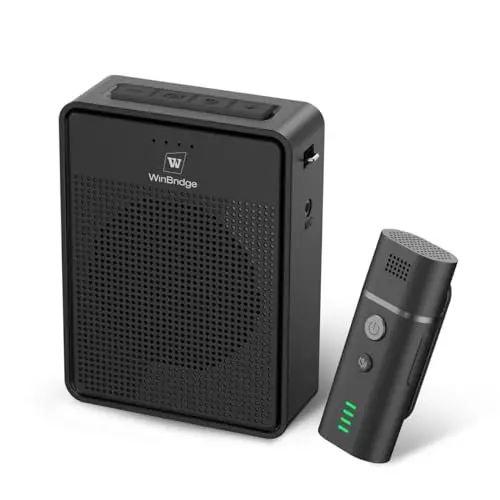 ResponseBridge wireless voice amplifier with lavalier microphone