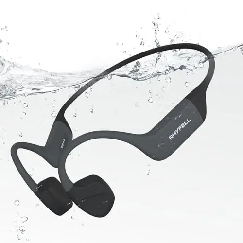 Rhyfell Swim 5 bone conduction headphones with liquid silicone design for swimming