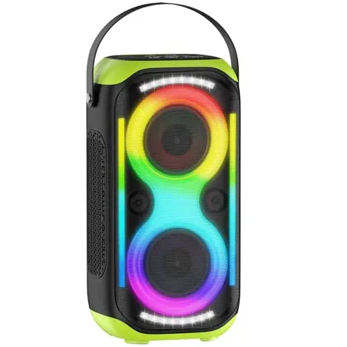 TYOTY A98 large Bluetooth boombox speaker with LED lights