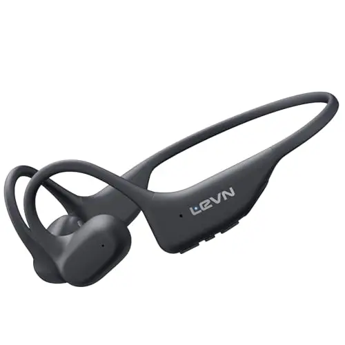 LEVN bone conduction open ear headphones for weightlifting