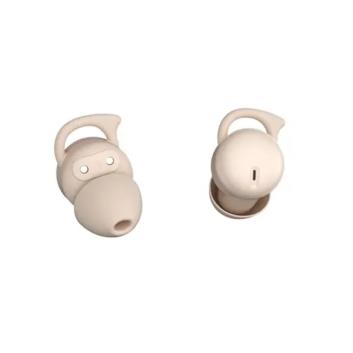 Piegridiat invisible sleep earbuds in beige color