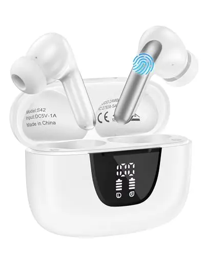 AILKIN wireless earbuds with LED display charging case