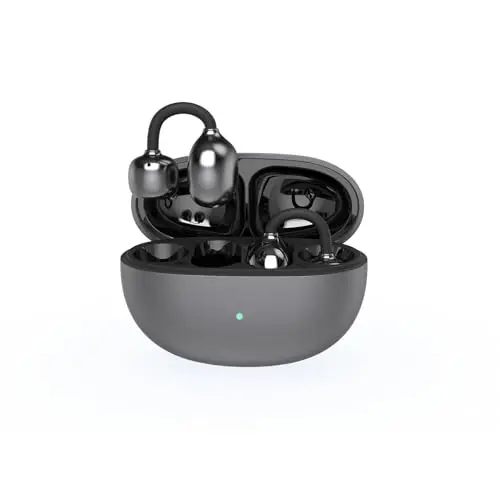 Viva Hear open-ear hearing aids with Bluetooth and charging case