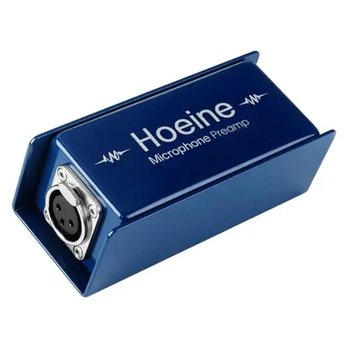 Hoeine microphone preamp for Shure SM7B and Electro Voice RE20