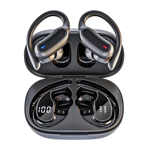 TRAUSI IPX7 waterproof earbuds with touch controls