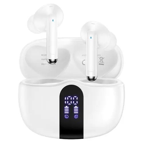 VIFIGEN wireless earbuds with charging case and LED display