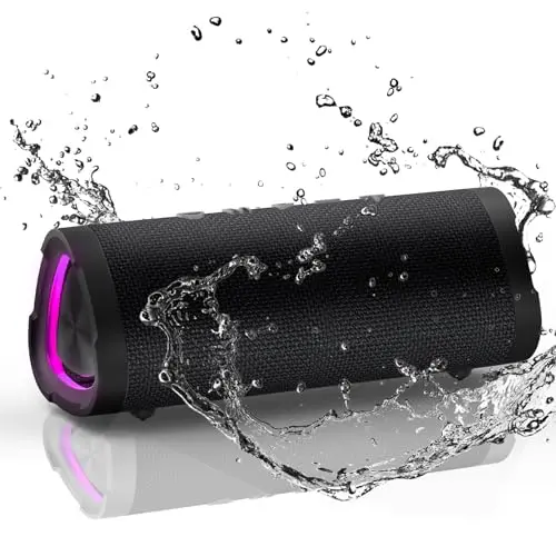 Vanzon V40 portable Bluetooth speaker with RGB lights